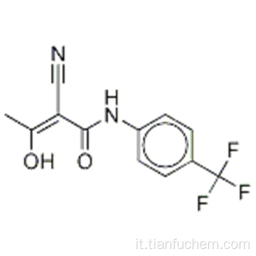 (2Z) -2-ciano-3-idrossi-N- [4- (trifluorometil) fenil] but-2-enamide CAS 163451-81-8